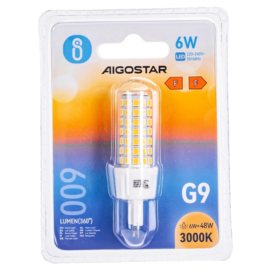 LED Sijalica G9/6W/230V 3000K - Aigostar