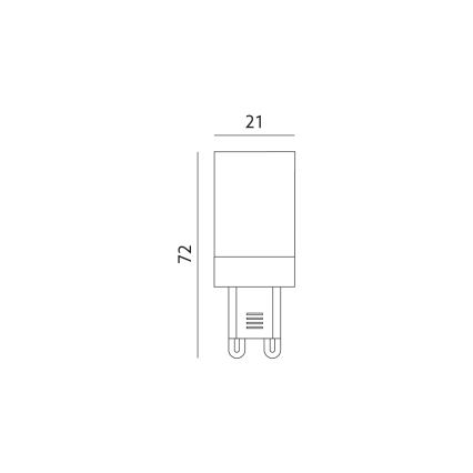 LED Sijalica G9/6W/230V 3000K