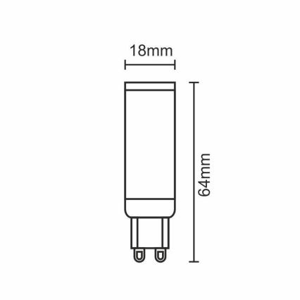 LED Sijalica G9/7W/230V 4000K