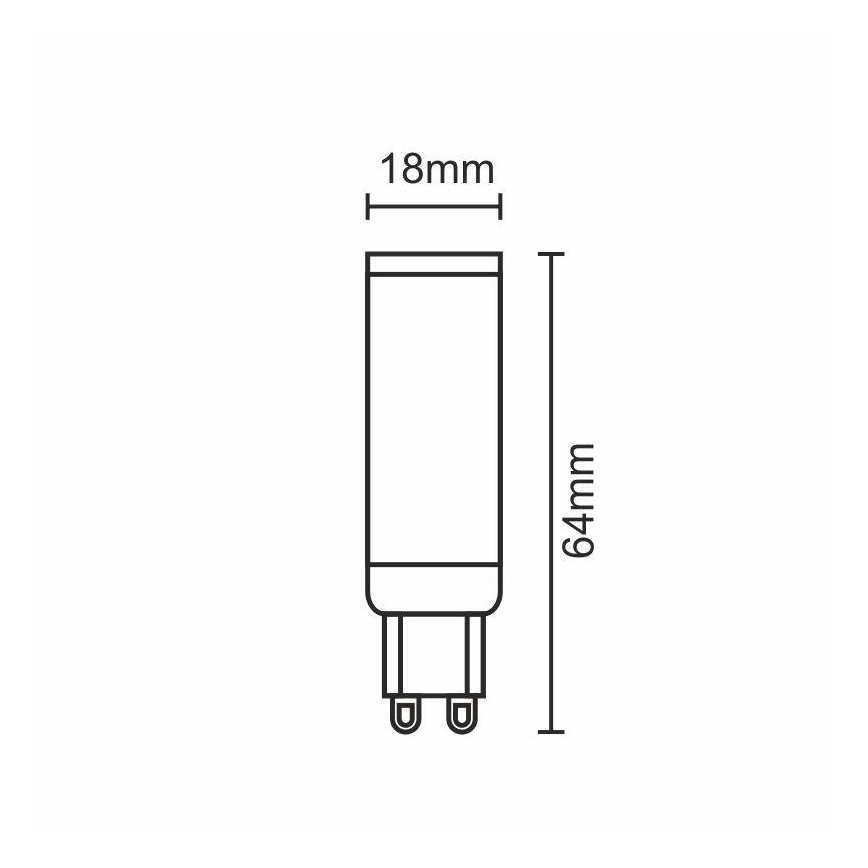 LED Sijalica G9/7W/230V 4000K