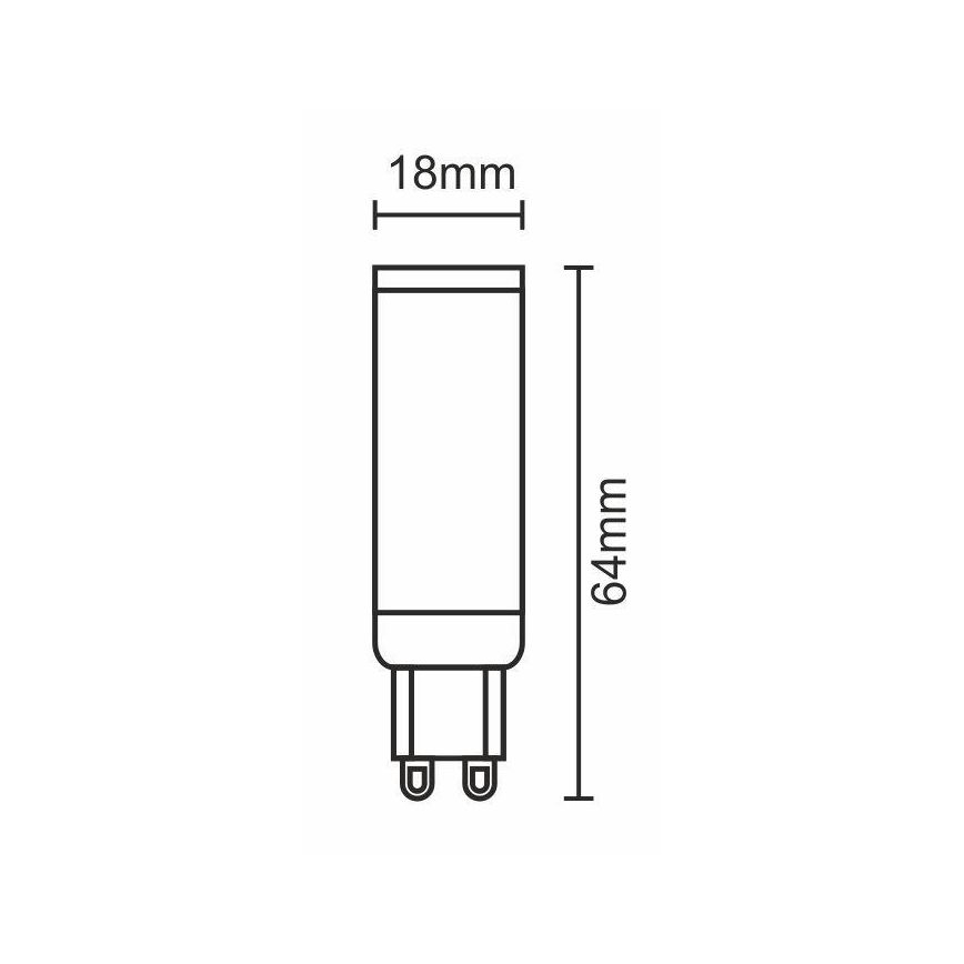LED Sijalica G9/7W/230V 6000K
