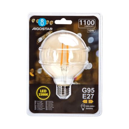 LED Sijalica G95 E27/10W/230V 2200K - Aigostar