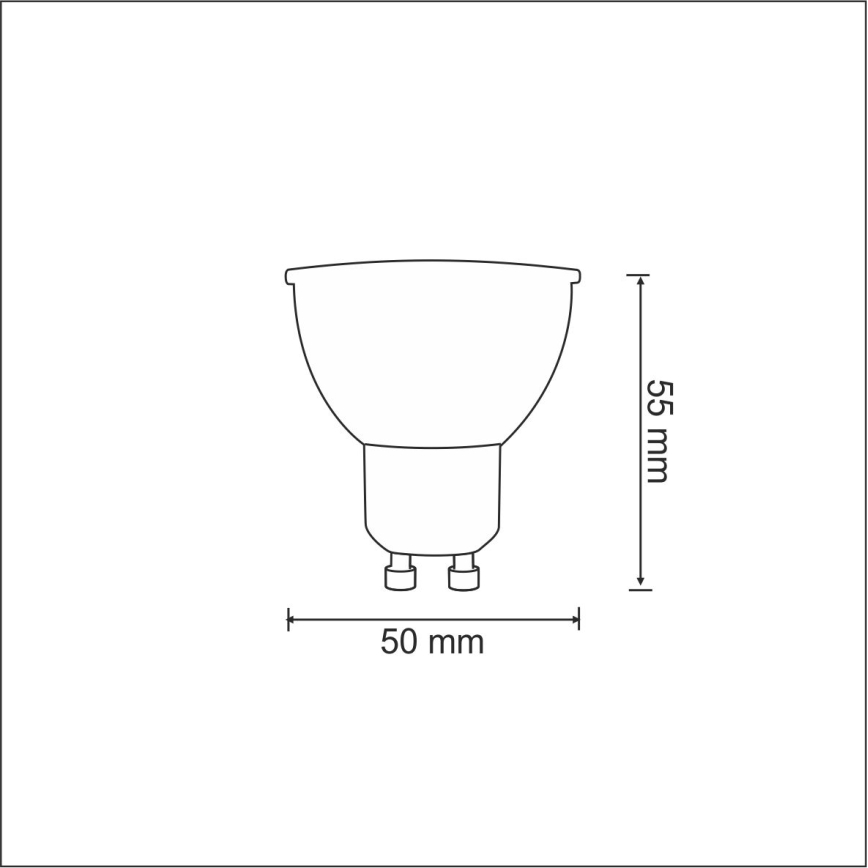 LED Sijalica GU10/3,5W/230V 6400K