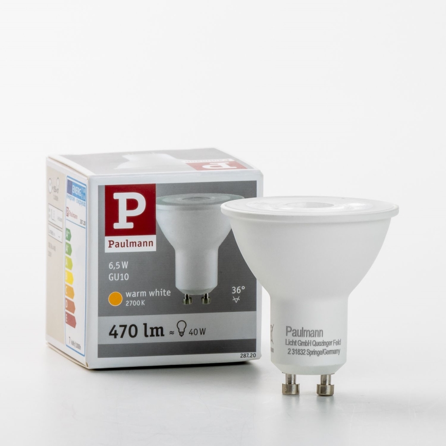 LED Sijalica GU10/6,5W/230V 2700K - Paulmann 28720