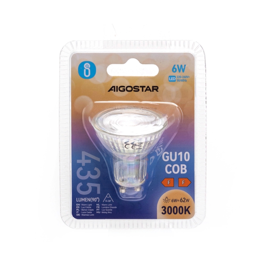 LED Sijalica GU10/6W/230V 3000K - Aigostar