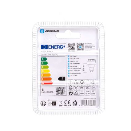 LED Sijalica GU10/6W/230V 6500K - Aigostar