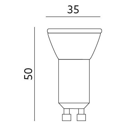 LED Sijalica GU10-MR11/4W/230V 4000K