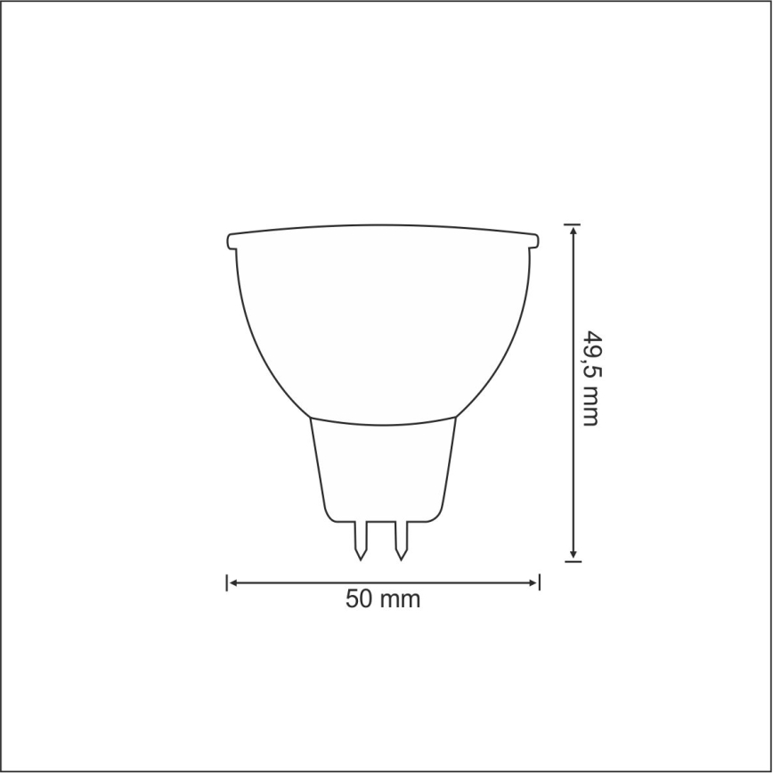 LED Sijalica GU5,3/MR16/2,6W/12V 6400K