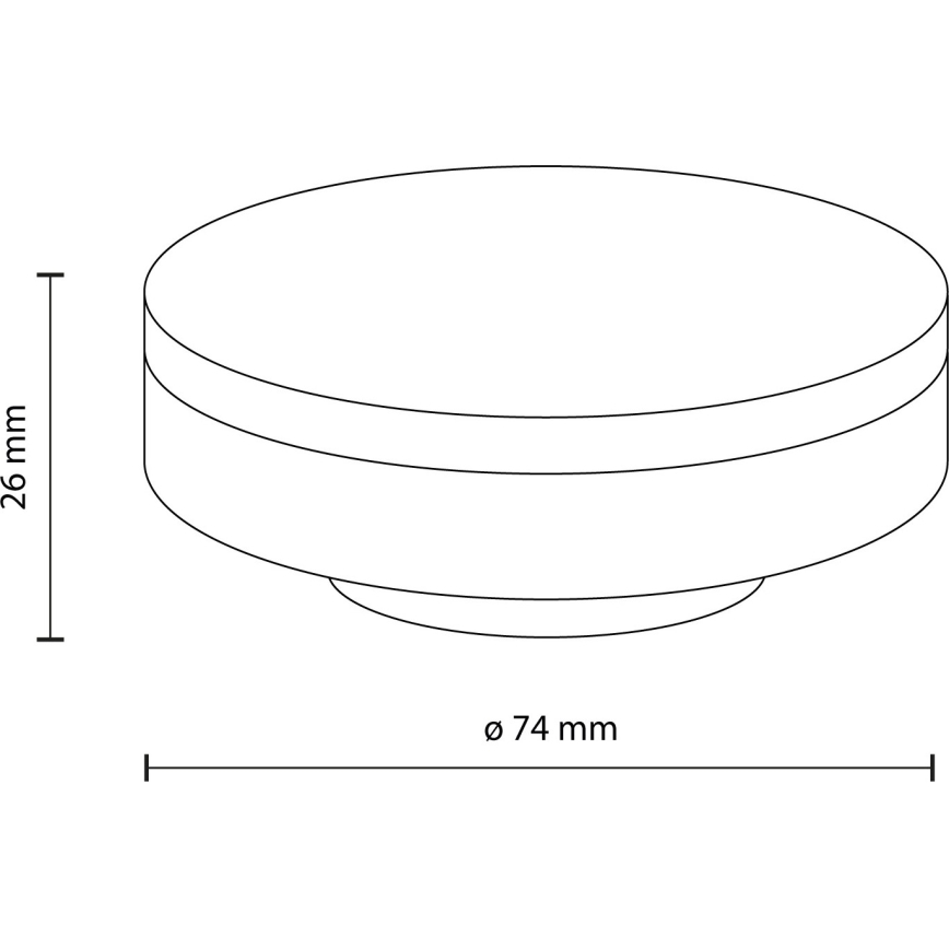 LED Sijalica GX53/8W/230V 3000K