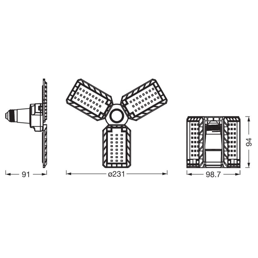 LED Sijalica HIGHBAY E27/17W/230V 4000K - Ledvance
