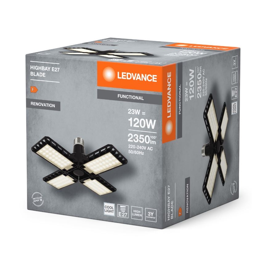 LED Sijalica HIGHBAY E27/23W/230V 4000K - Ledvance