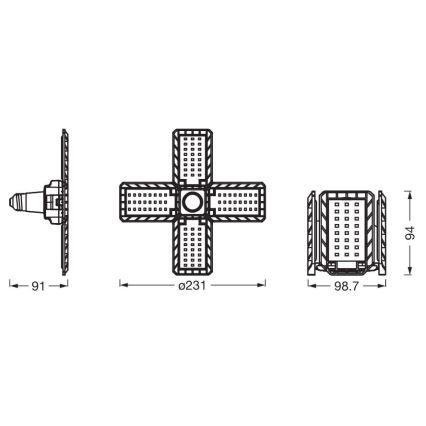 LED Sijalica HIGHBAY E27/23W/230V 4000K - Ledvance