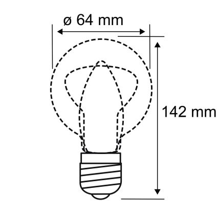 LED Sijalica INNER ST64 E27/3,5W/230V 1800K - Paulmann 28880