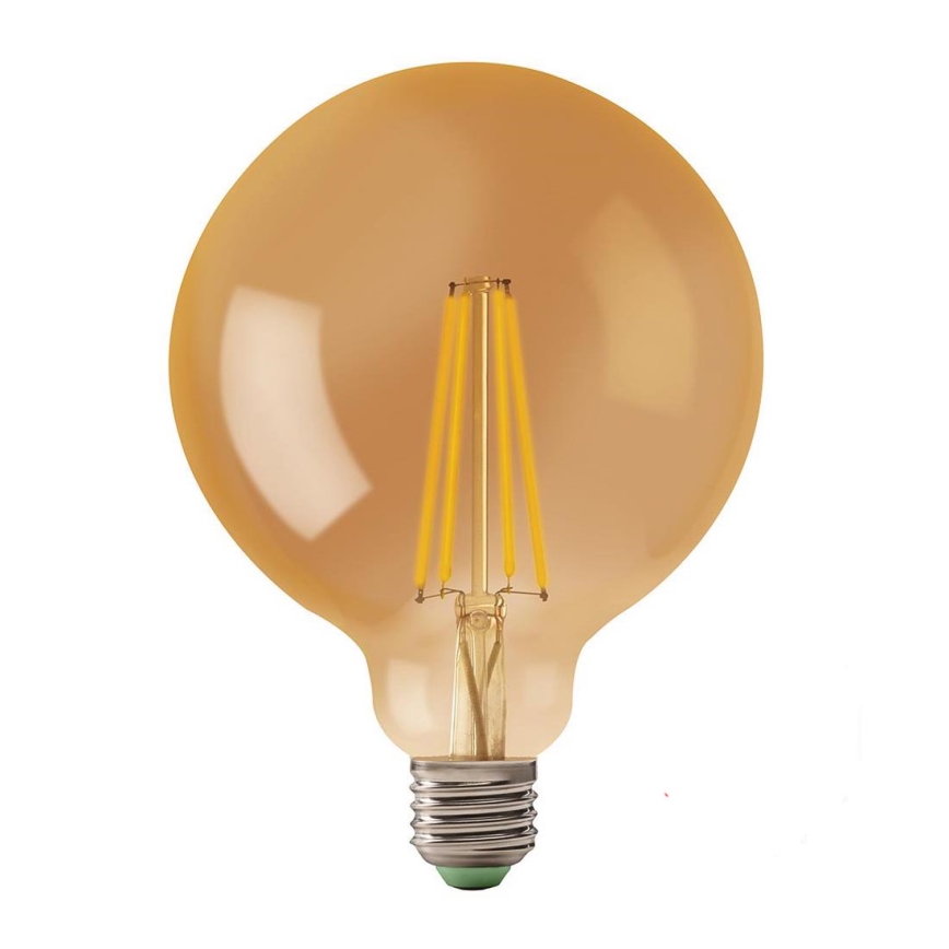 LED Sijalica LEDSTAR AMBER G125 E27/8W/230V 2200K