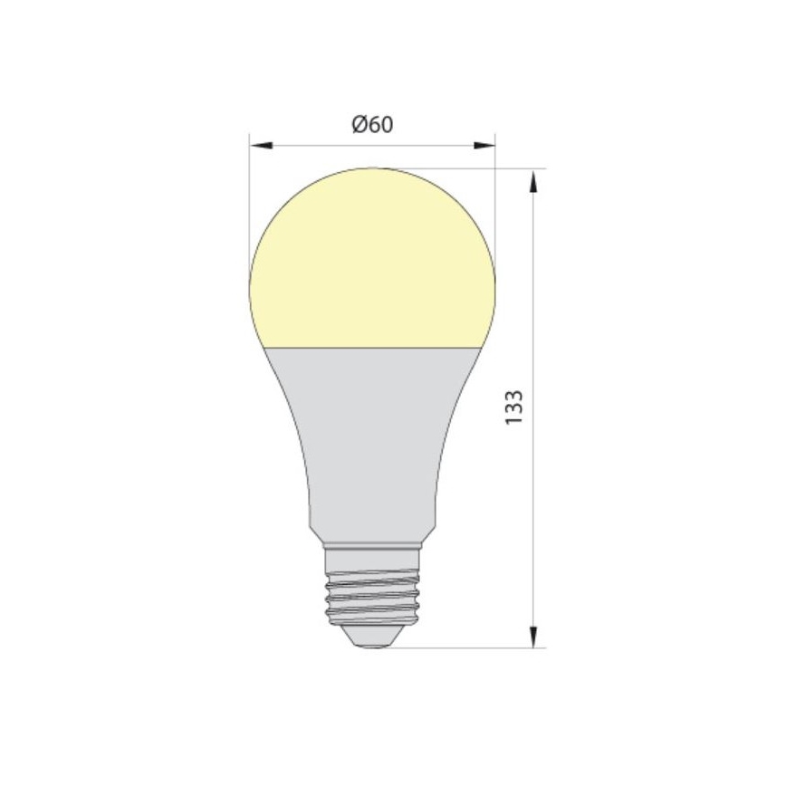 LED Sijalica LEDSTAR ECO A65 E27/20W/230V 4000K