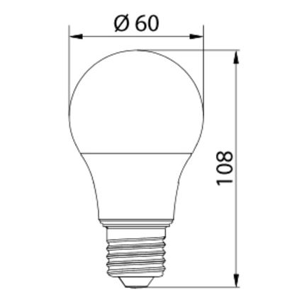 LED Sijalica LEDSTAR ECO E27/10W/230V 4000K