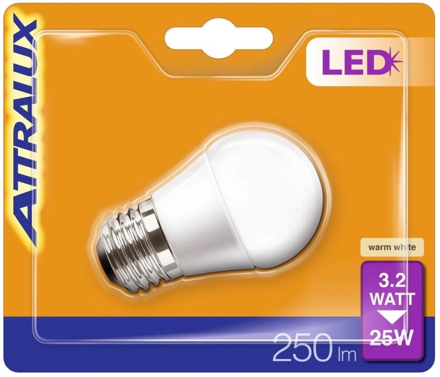 LED Sijalica P45 E27/3,2W/230V 2700K - Attralux