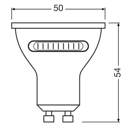LED Sijalica PAR16 GU10/4,2W/230V 2700/4000/6500K 36° - Osram