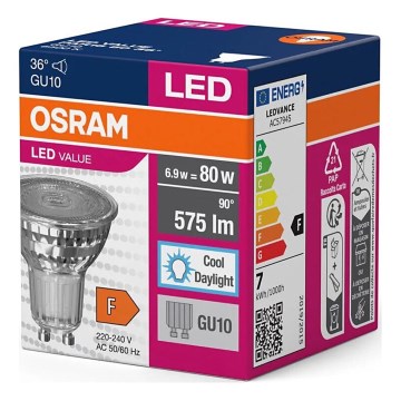 LED Sijalica PAR16 GU10/6,9W/230V 6500K - Osram