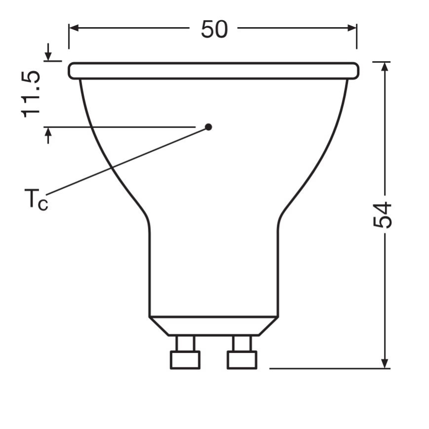 LED Sijalica PAR16 GU10/6,9W/230V 6500K - Osram