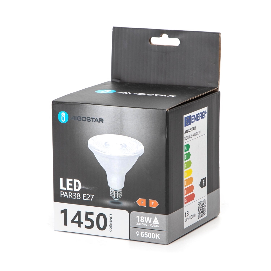 LED Sijalica PAR38 E27/18W/230V 6500K - Aigostar