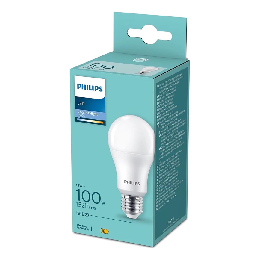 LED Sijalica Philips A60 E27/13W/230V 6500K
