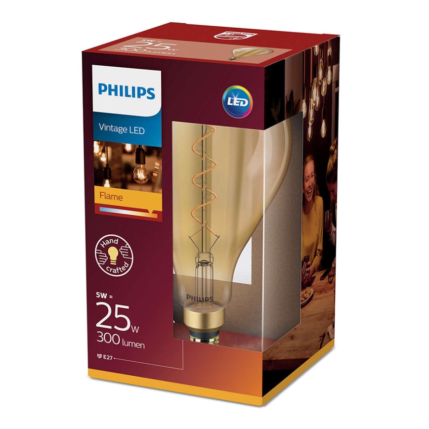 LED Sijalica Philips E27/5W/230V 2000K - VINTAGE