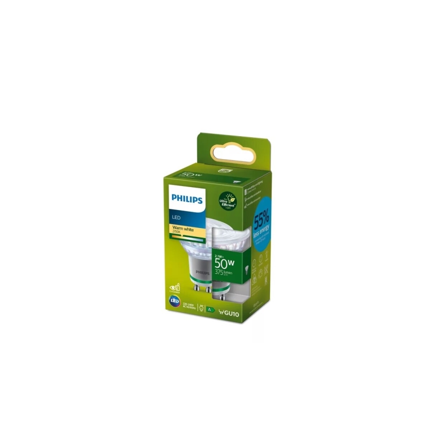 LED Sijalica Philips PAR16 GU10/2,1W/230V 2700K