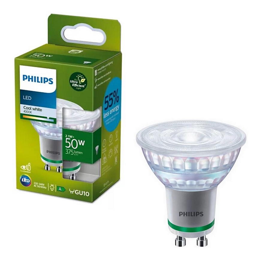 LED Sijalica Philips PAR16 GU10/2,1W/230V 4000K
