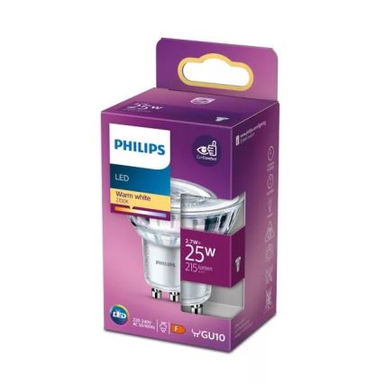 LED Sijalica Philips PAR16 GU10/2,7W/230V 2700K