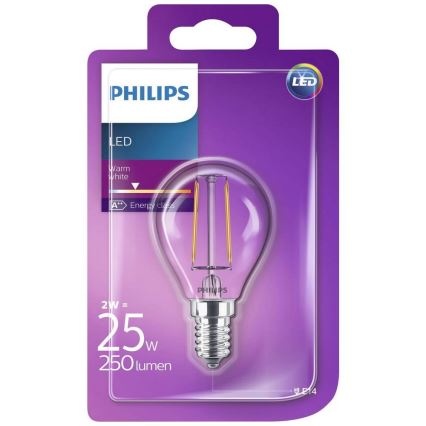 LED Sijalica Philips VINTAGE E14/2W/230V 2700K