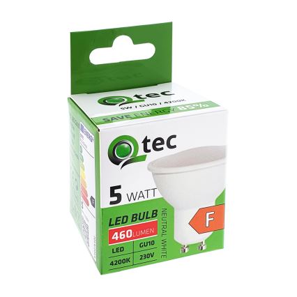 LED Sijalica Qtec GU10/5W/230V 4200K