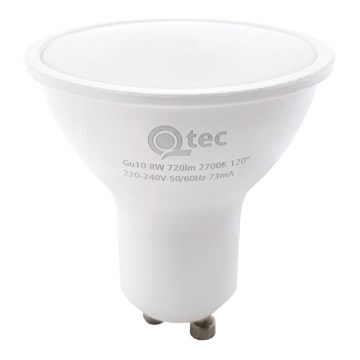 LED Sijalica Qtec GU10/8W/230V 2700K