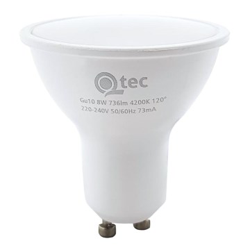 LED Sijalica Qtec GU10/8W/230V 4200K