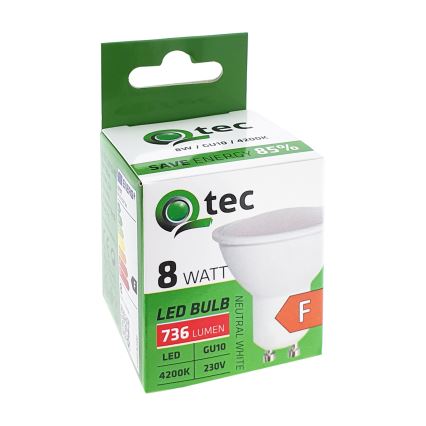 LED Sijalica Qtec GU10/8W/230V 4200K