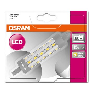 LED Sijalica R7s/6,5W/230V 2700K - Osram 118 mm