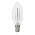 LED sijalica sa belim filamentom C35 E14/4,5W/230V 3000K