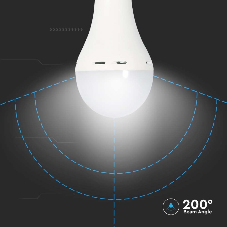 LED Sijalica sa modom za hitne slučajeve A70 E27/9W/230V 4000K