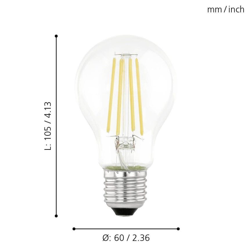 LED sijalica sa senzorom VINTAGE A60 E27/6W/230V 3000K - Eglo 11886