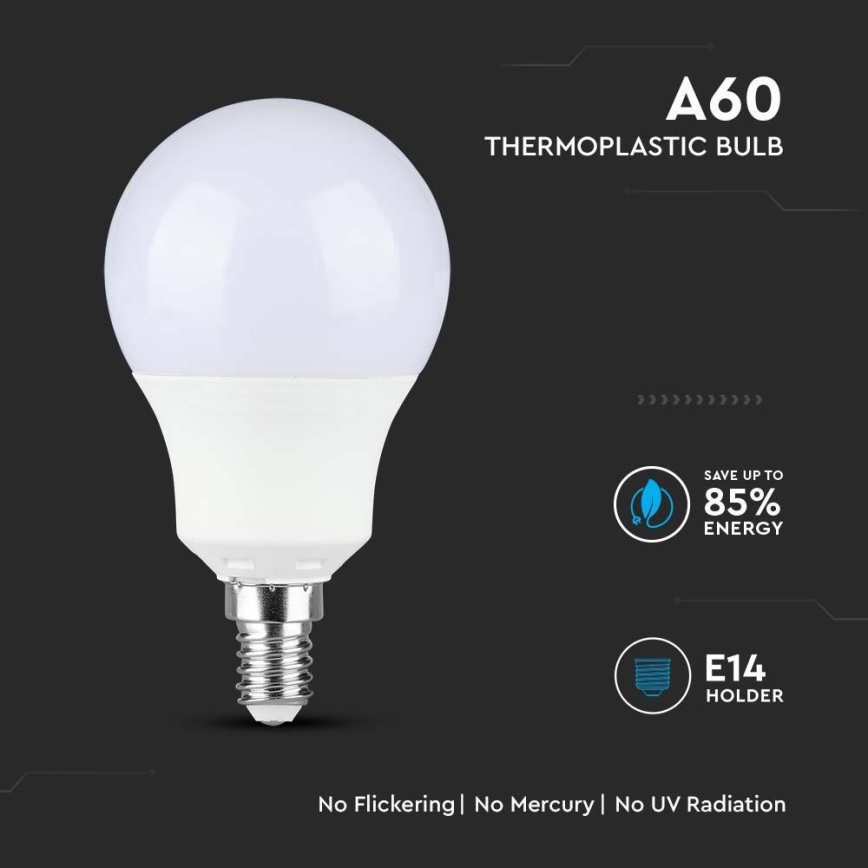 LED Sijalica SAMSUNG CHIP A60 E14/8,5W/230V 4000K