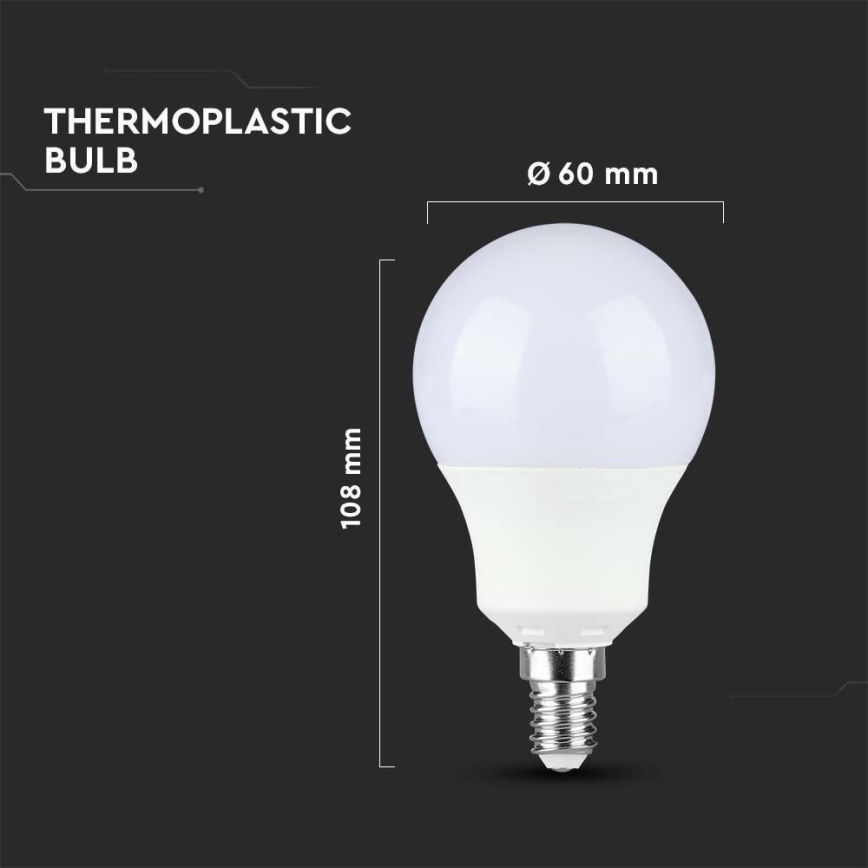 LED Sijalica SAMSUNG CHIP A60 E14/8,5W/230V 4000K