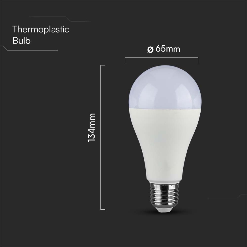 LED Sijalica SAMSUNG CHIP A65 E27/17W/230V 3000K