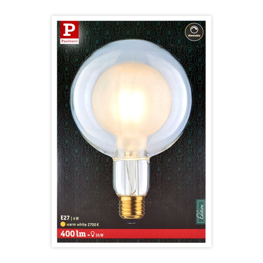 LED Sijalica SHAPE G125 E27/4W/230V 2700K - Paulmann 28764