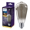 LED Sijalica SMOKY VINTAGE Philips ST64 E27/2,3W/230V 2700K