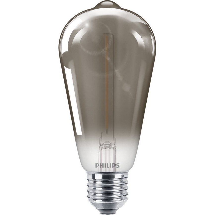 LED Sijalica SMOKY VINTAGE Philips ST64 E27/2,3W/230V 2700K