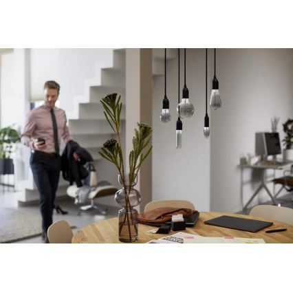 LED Sijalica SMOKY VINTAGE Philips ST64 E27/2,3W/230V 2700K