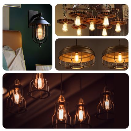 LED Sijalica ST64 E27/8W/230V 2200K - Aigostar
