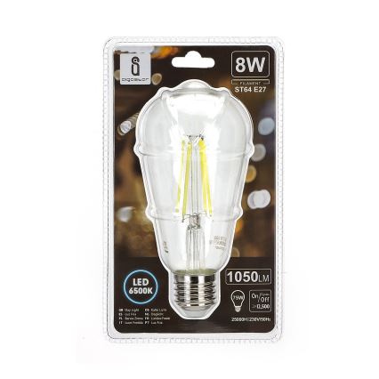 LED Sijalica ST64 E27/8W/230V 6500K - Aigostar