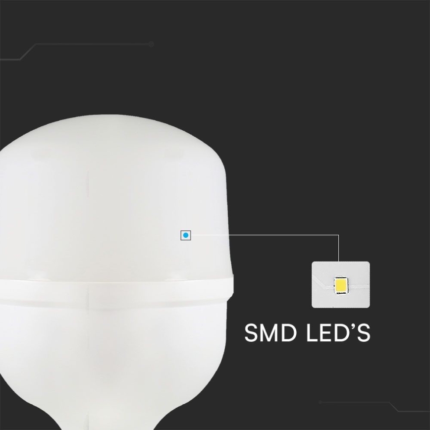 LED Sijalica T100 E27/30W/230V 6500K