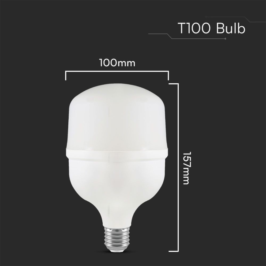 LED Sijalica T100 E27/30W/230V 6500K